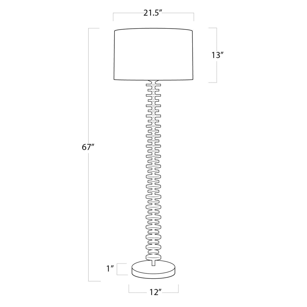 Fishbone Floor Lamp | Floor Lamps | Regina Andrew - Light House Co.