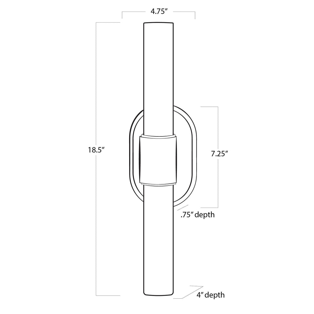 Dixon Sconce Double - Natural Brass