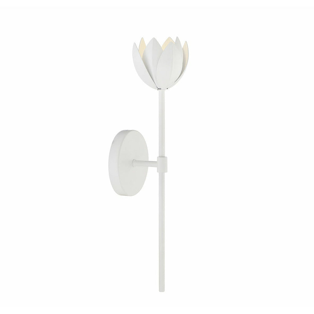 Flora Wall Sconce in white