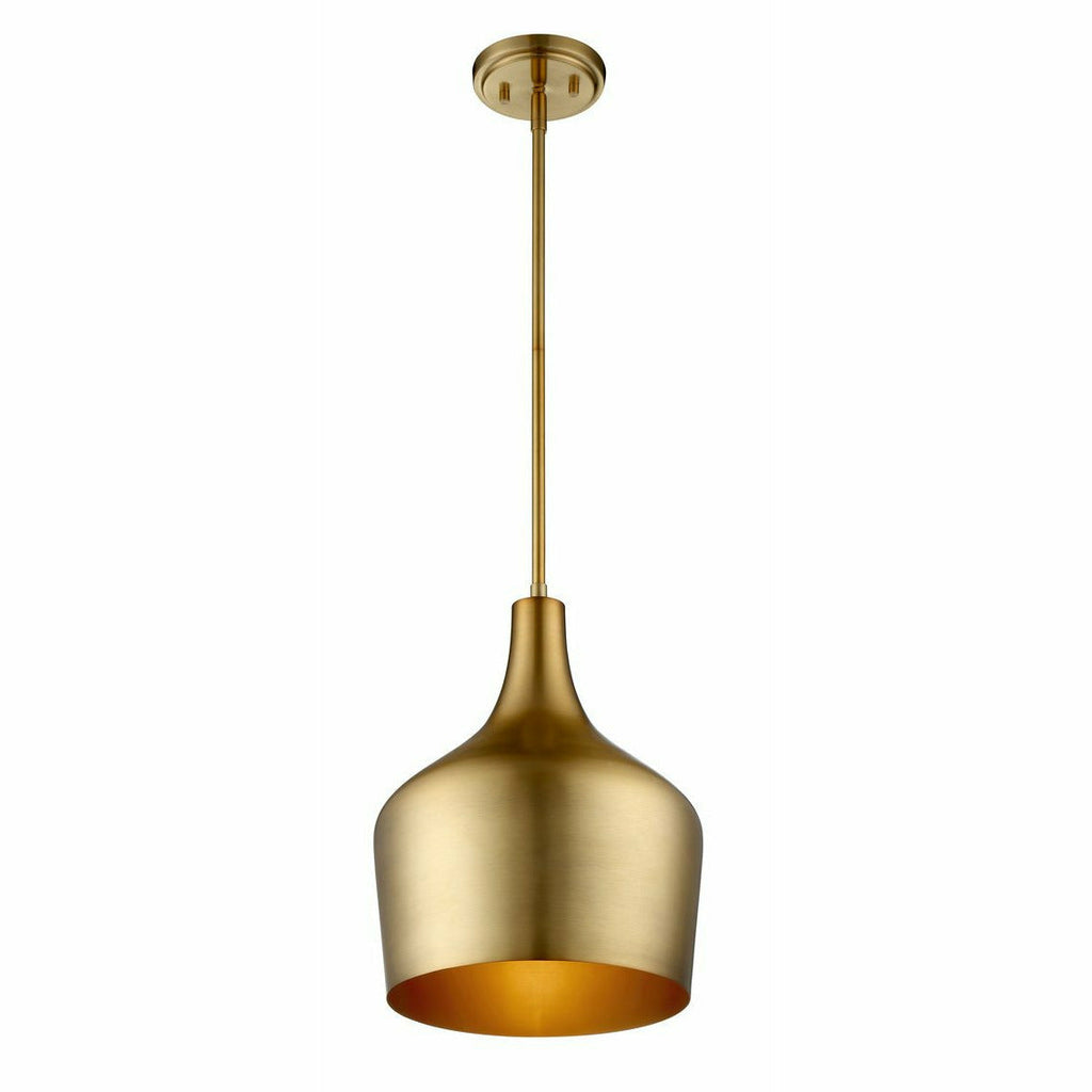 Elodie Pendant - Natural Brass | Open Box - Light House Co.