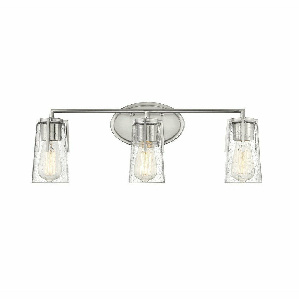 Sacremento 3 Light Vanity | Vanity Light | Savoy House - Light House Co.