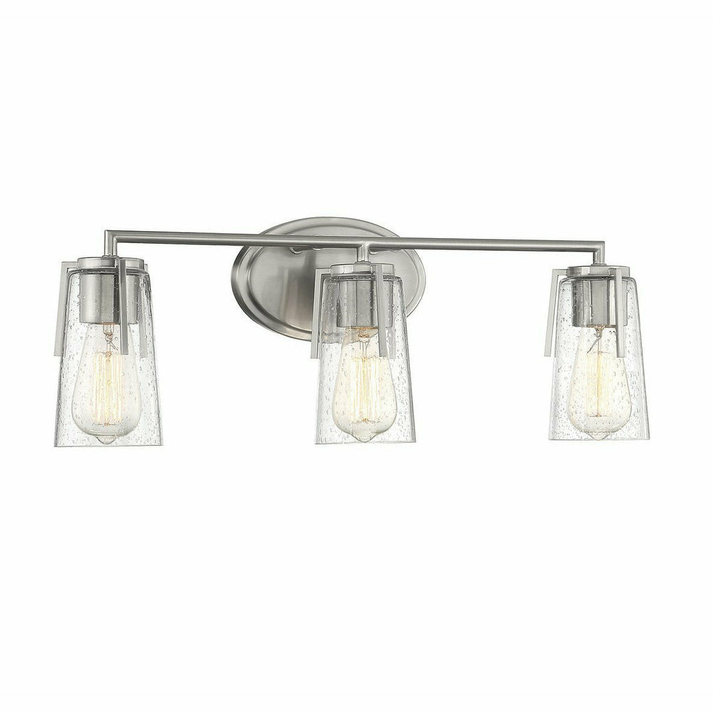 Sacremento 3 Light Vanity | Vanity Light | Savoy House - Light House Co.