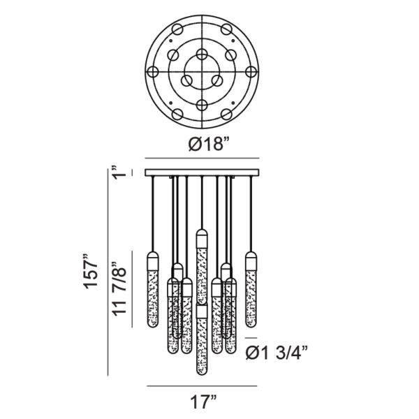 Aydin Chandelier - Light House Co.