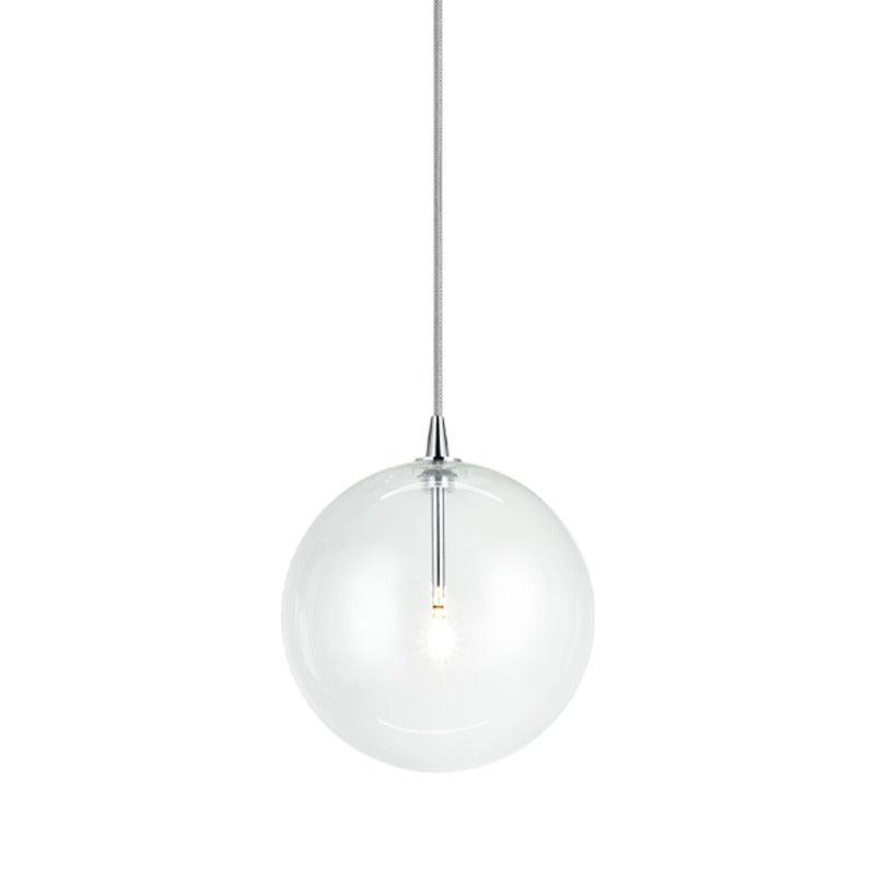 Medium Bolha Pendant in chrome