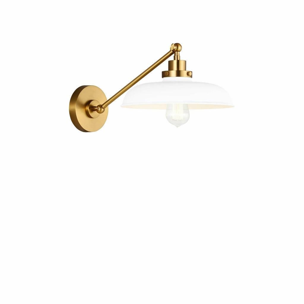 Wellfleet Single Arm Wide Task Sconce | Wall Sconce | Visual Comfort Studio - Light House Co.