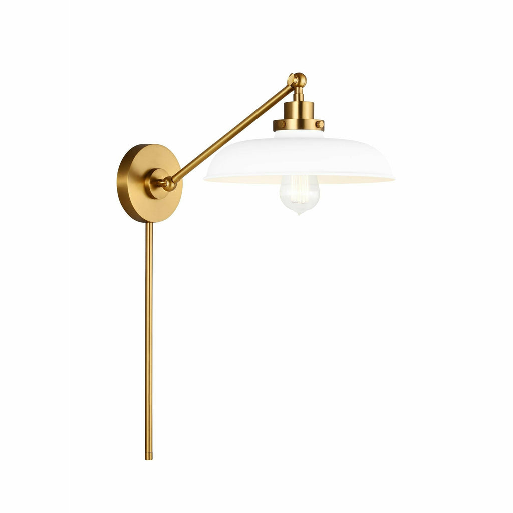 Wellfleet Single Arm Wide Task Sconce | Wall Sconce | Visual Comfort Studio - Light House Co.