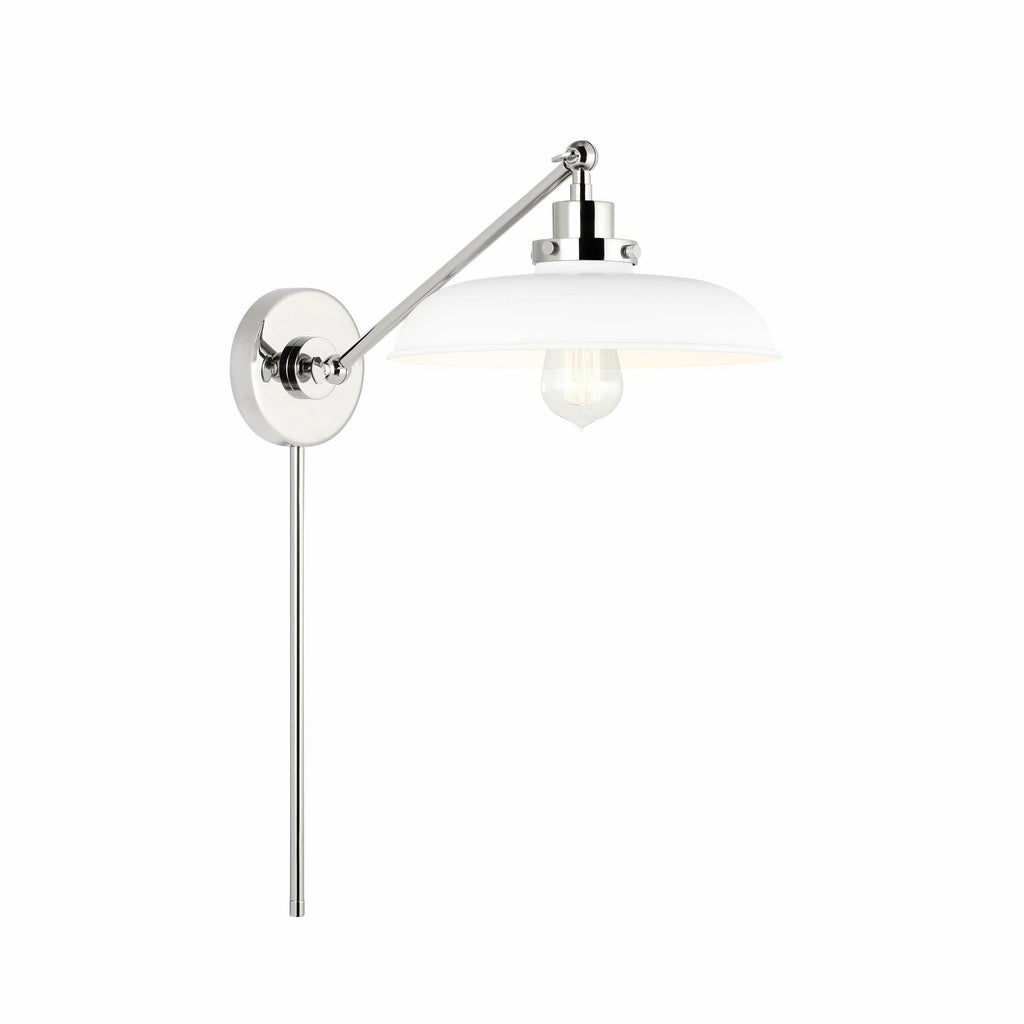 Wellfleet Single Arm Wide Task Sconce | Wall Sconce | Visual Comfort Studio - Light House Co.