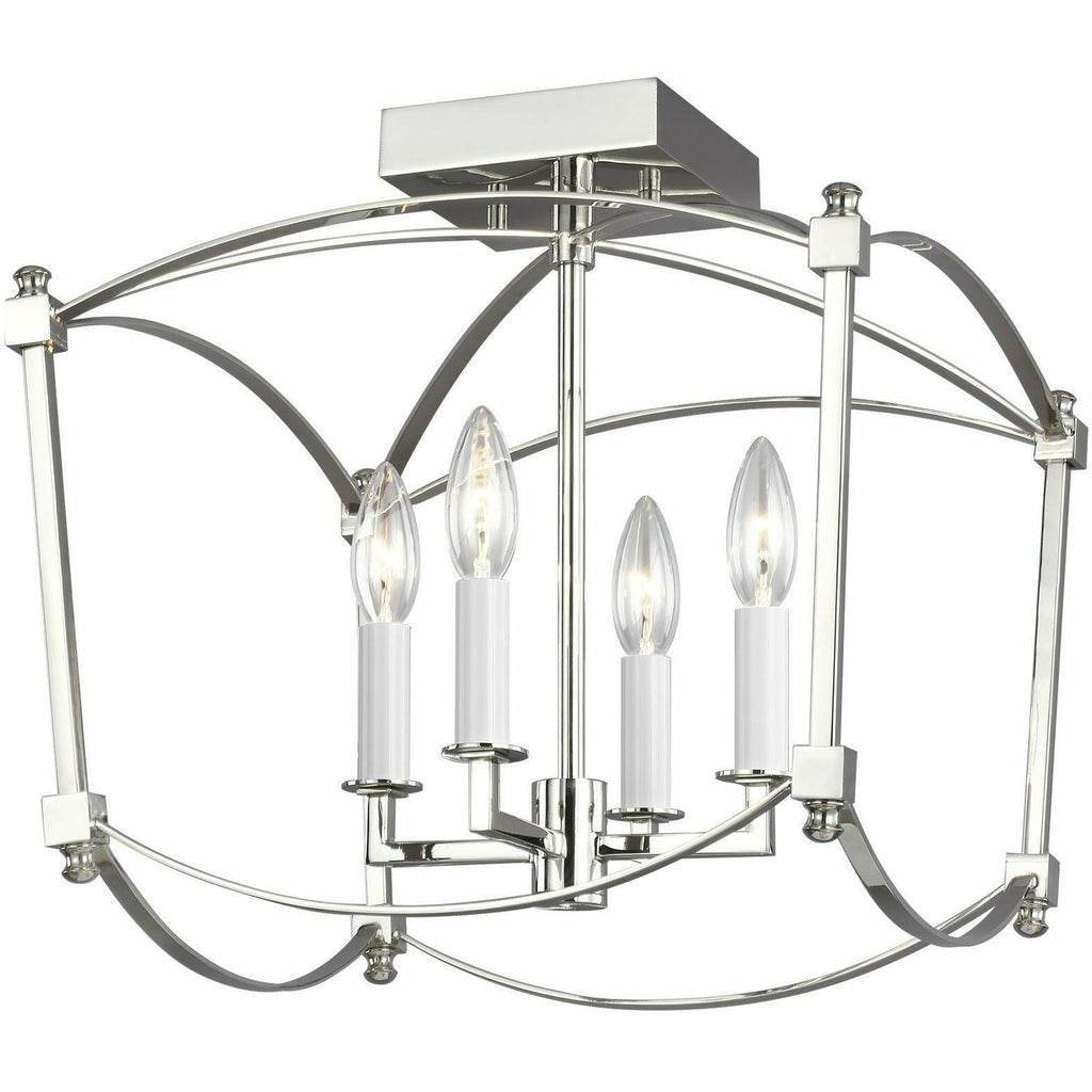 Thayer Semi-Flush Mount | Flush Mounts | Visual Comfort Studio - Light House Co.