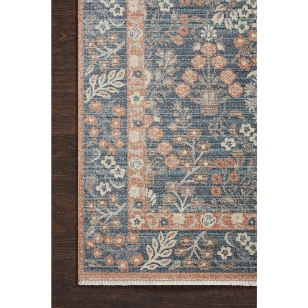 Holland Lotte / Navy | Rifle Paper Co. Rugs x Loloi - Light House Co.