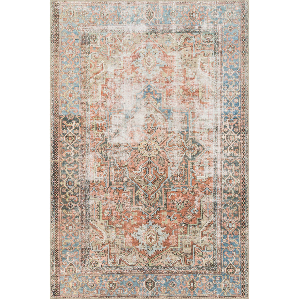 Loren Terracotta / Sky - Area Rug