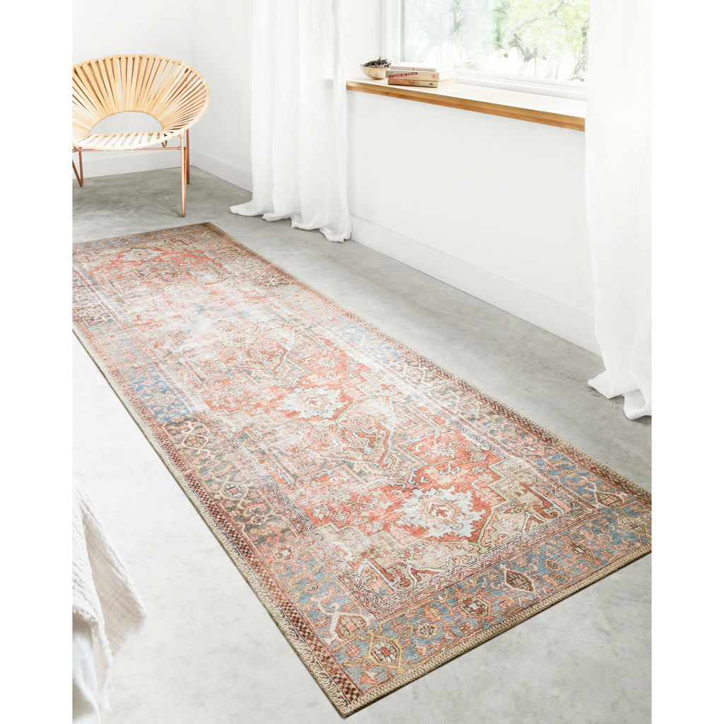 Loren Terracotta / Sky - Area Rug