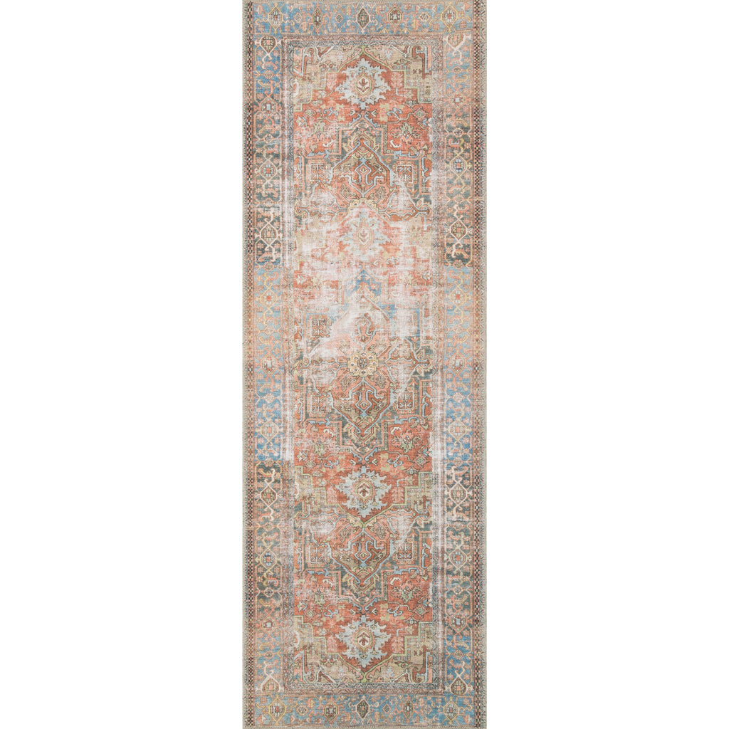 Loren Terracotta / Sky - Area Rug