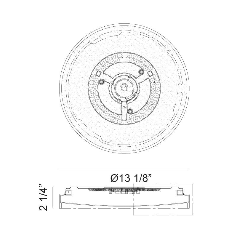 Alexandre Flush Mount - Light House Co.