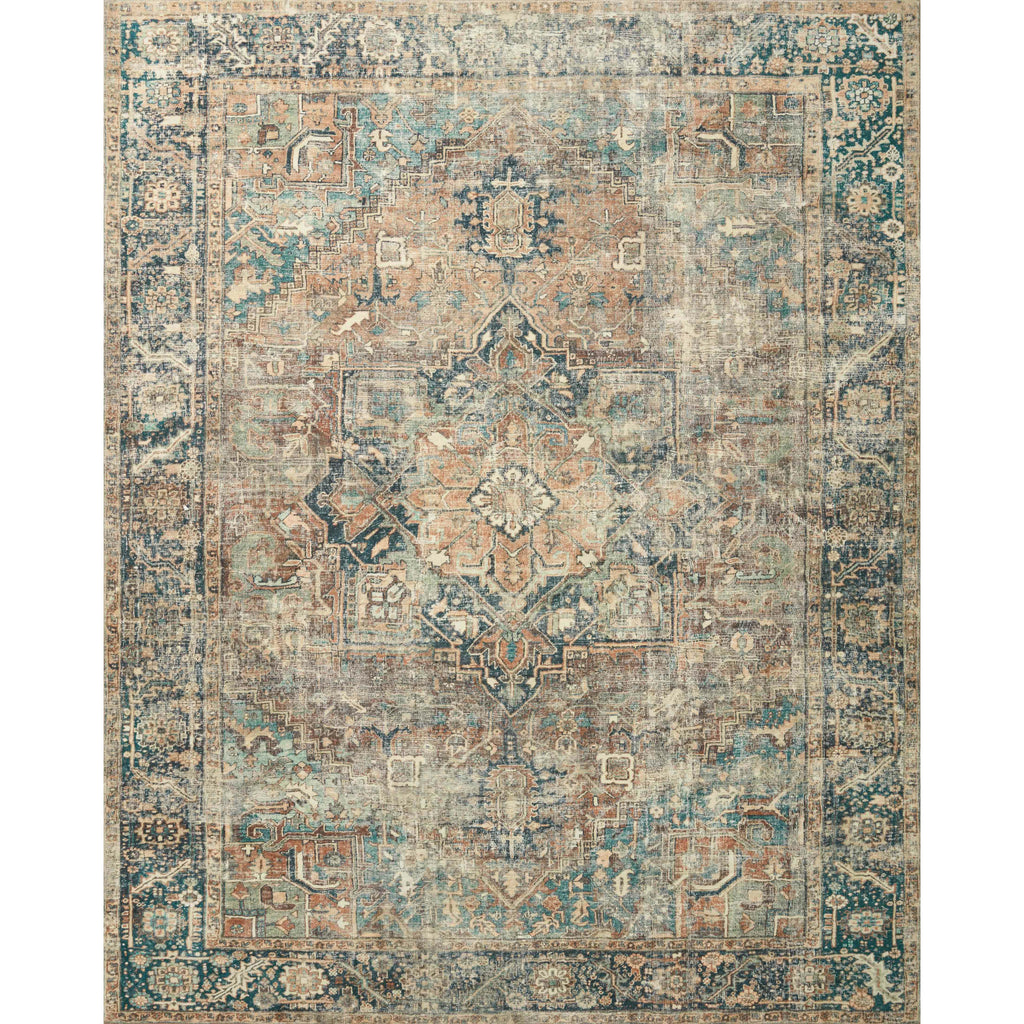 Margot Terracotta / Lagoon - Area Rug