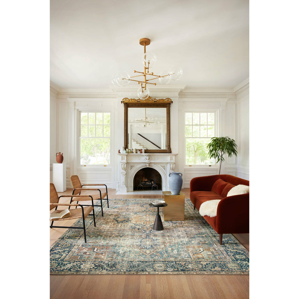 Margot Terracotta / Lagoon - Area Rug