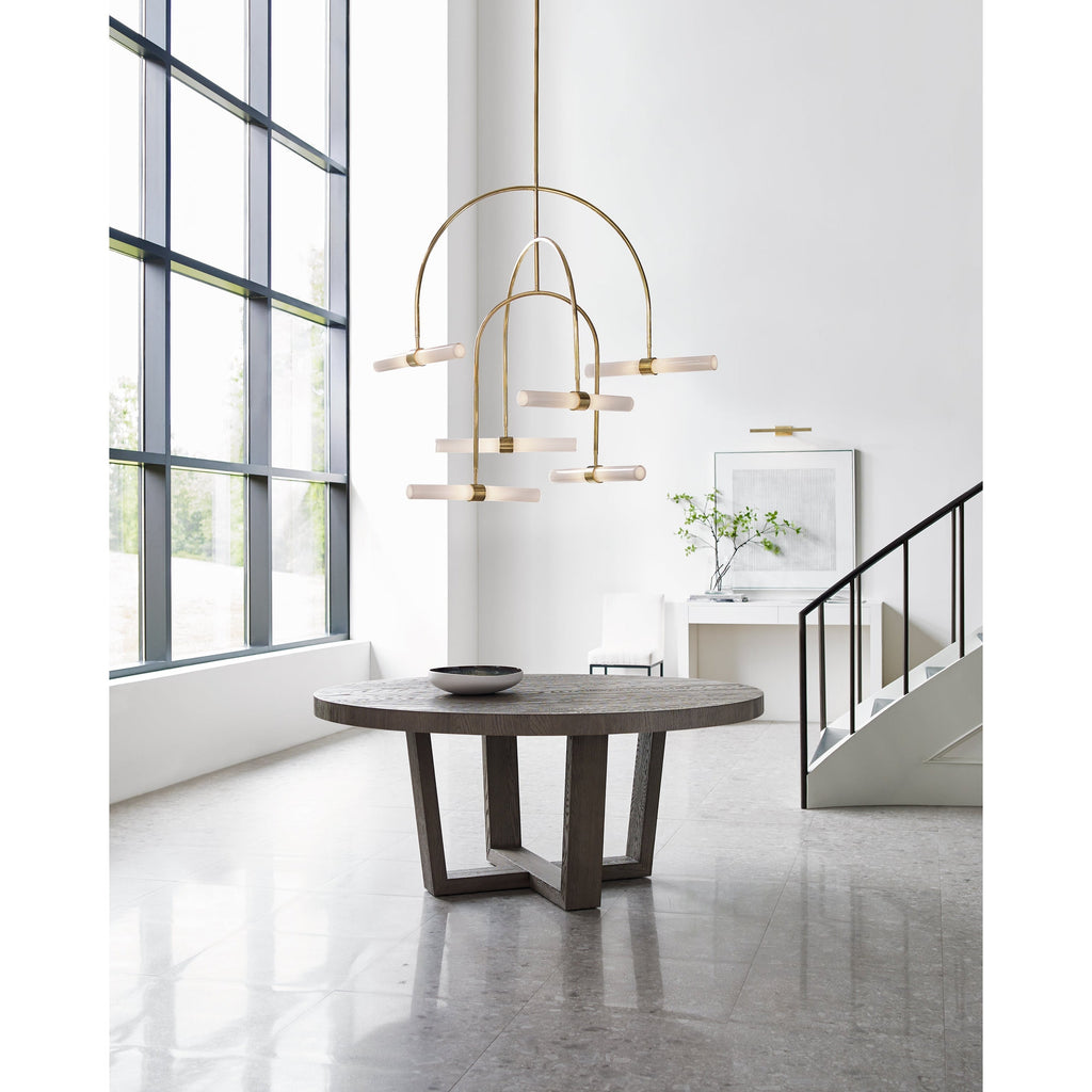 Calumn 6- Light Chandelier | Chandeliers | Visual Comfort Modern - Light House Co.