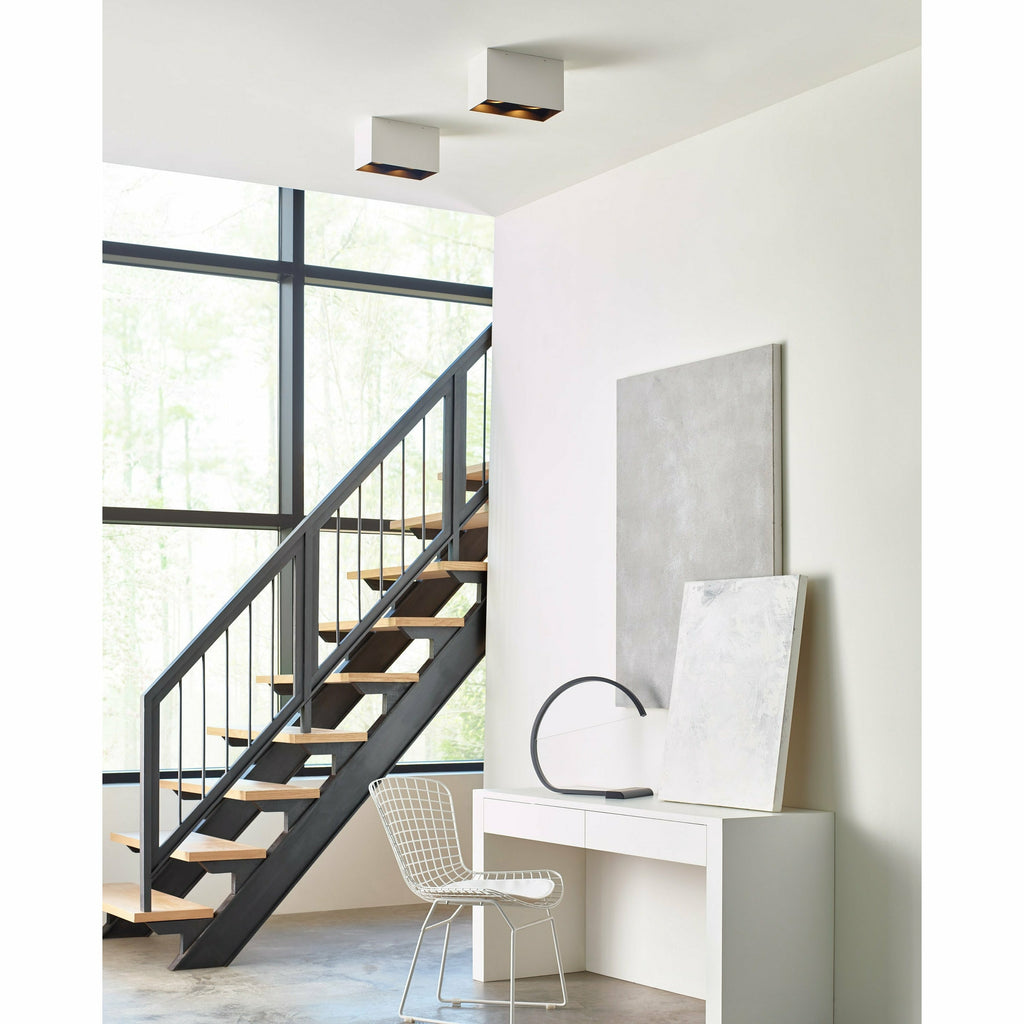 Exo 6 Dual Flush Mount | Flush Mounts | Visual Comfort Modern - Light House Co.