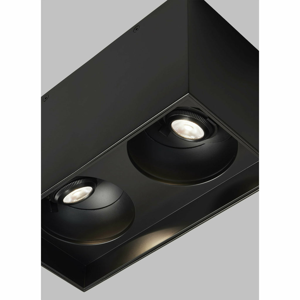 Exo 6 Dual Flush Mount | Flush Mounts | Visual Comfort Modern - Light House Co.