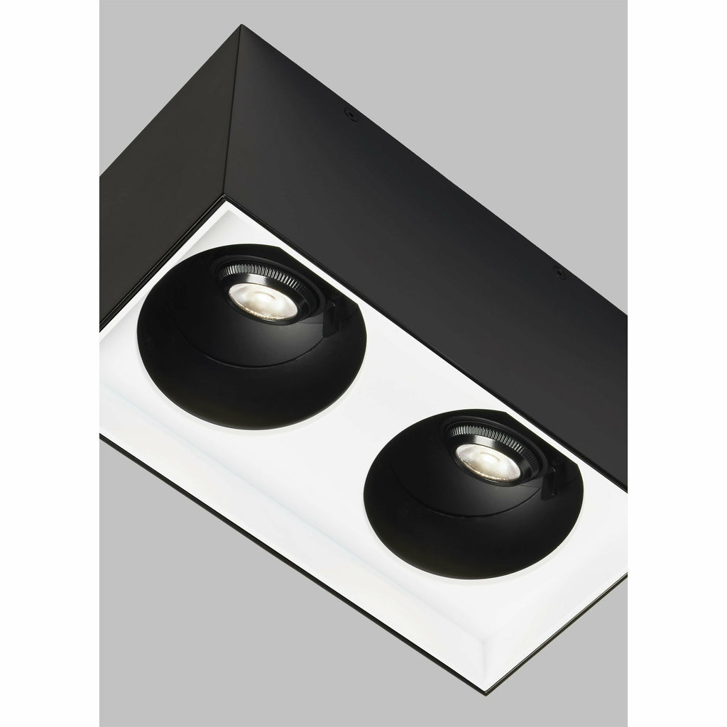 Exo 6 Dual Flush Mount | Flush Mounts | Visual Comfort Modern - Light House Co.