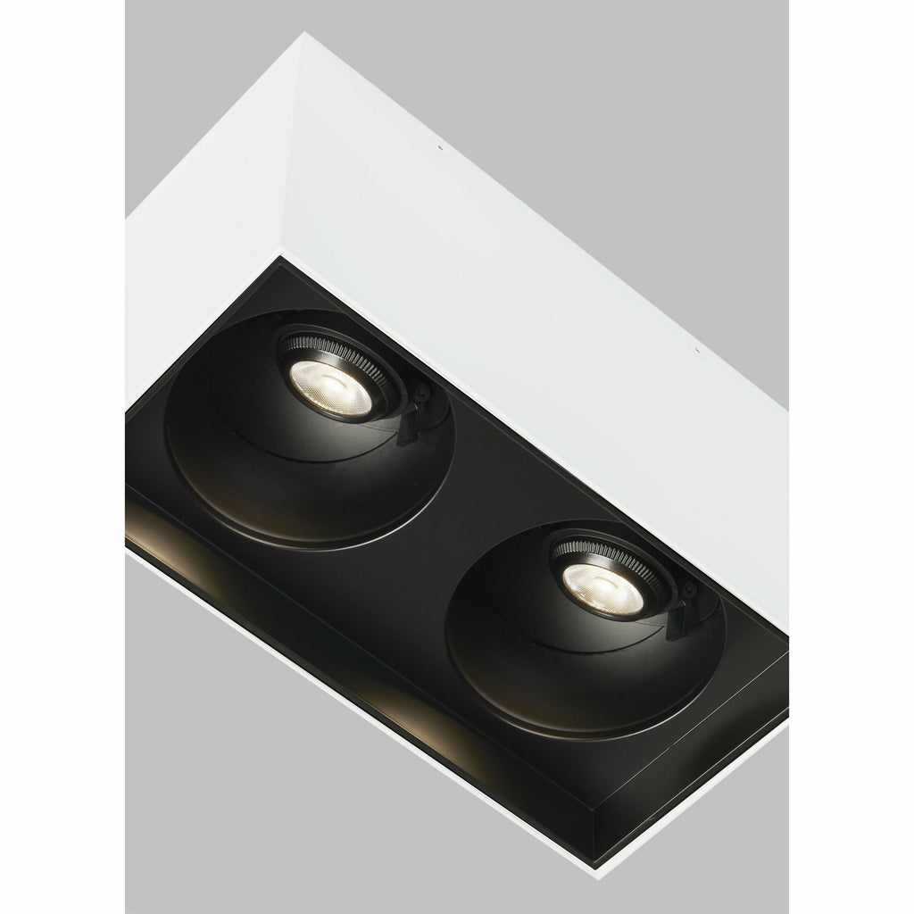 Exo 6 Dual Flush Mount | Flush Mounts | Visual Comfort Modern - Light House Co.