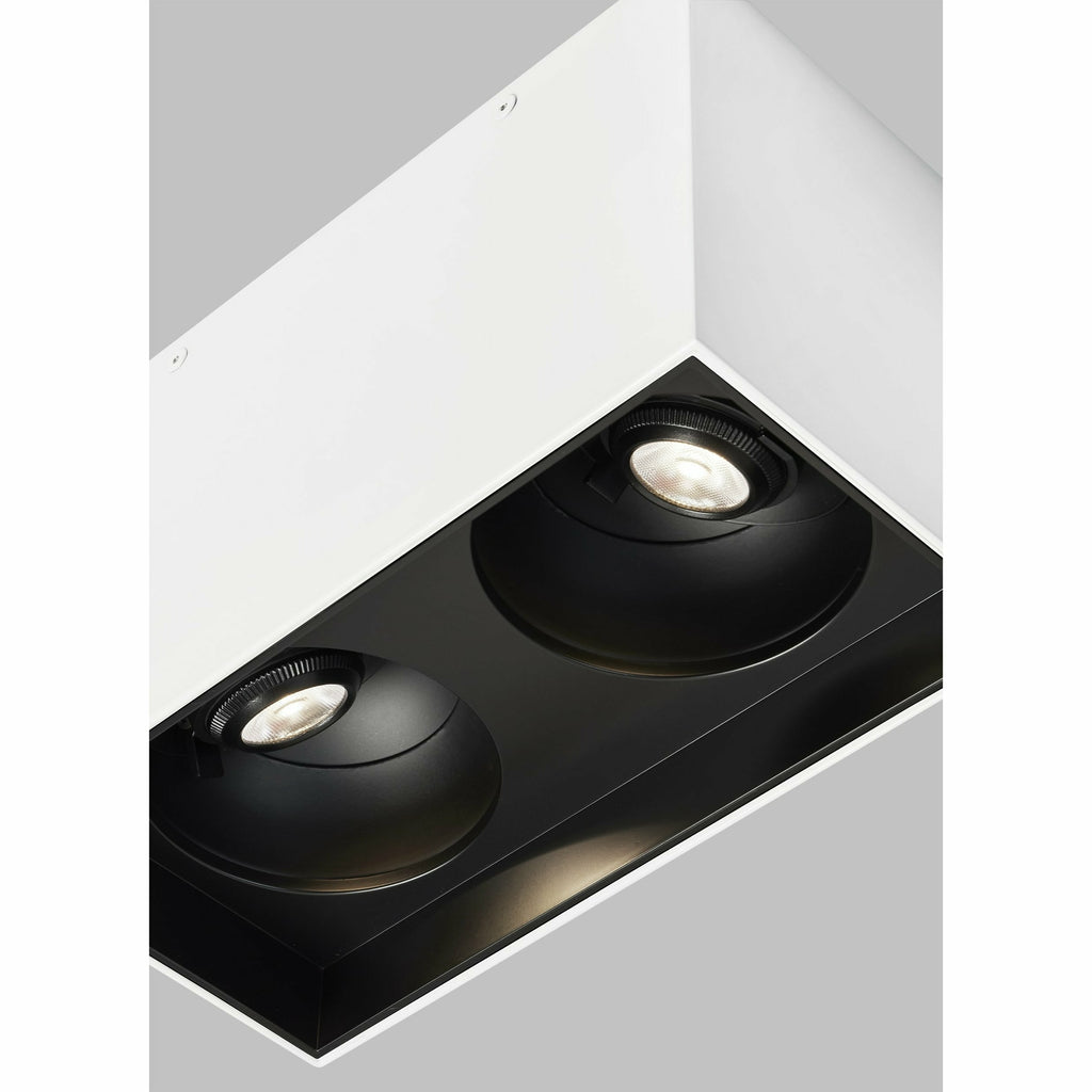 Exo 6 Dual Flush Mount | Flush Mounts | Visual Comfort Modern - Light House Co.