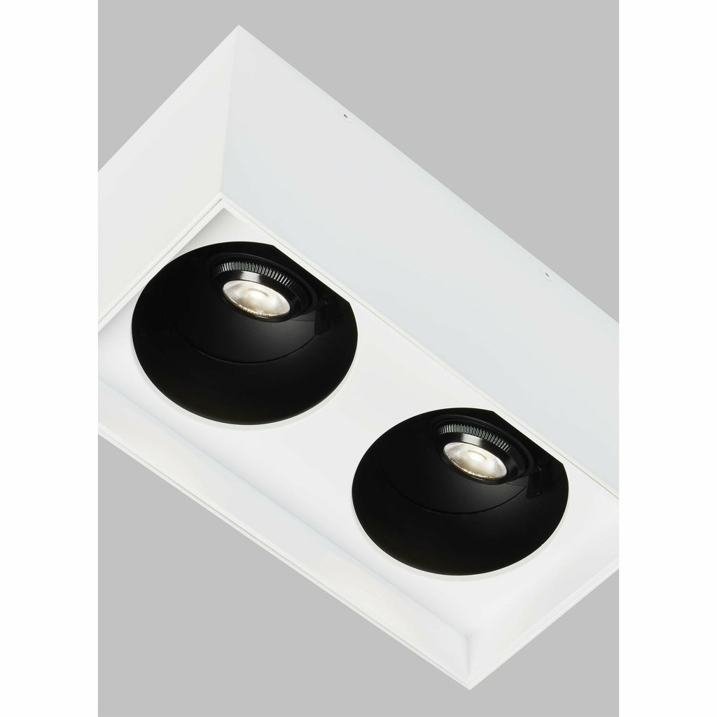 Exo 6 Dual Flush Mount | Flush Mounts | Visual Comfort Modern - Light House Co.