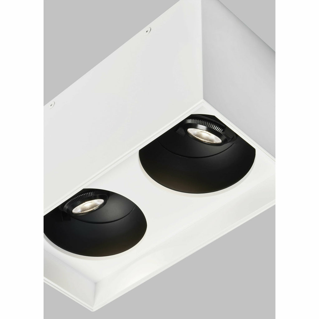 Exo 6 Dual Flush Mount | Flush Mounts | Visual Comfort Modern - Light House Co.