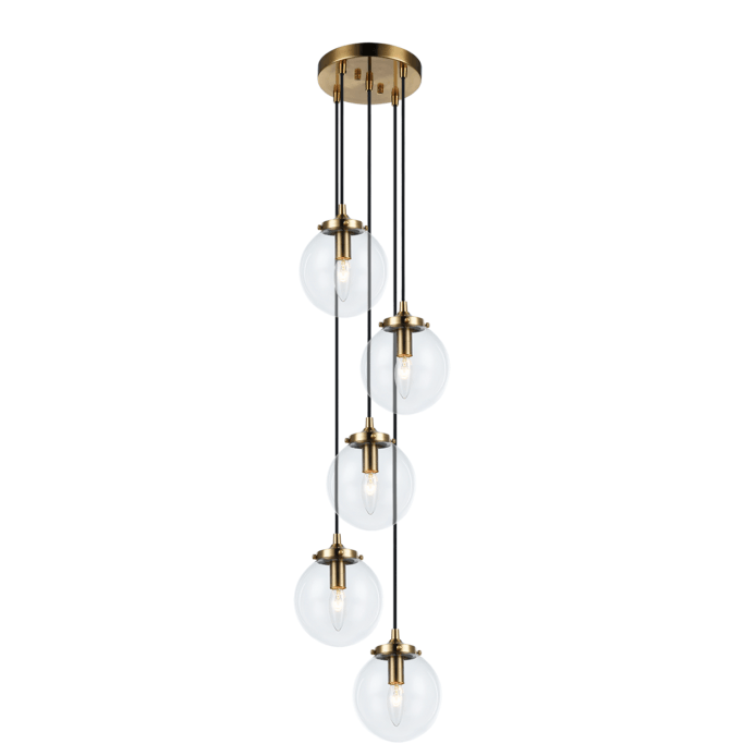 Bougie 5 Light Chandelier | Chandeliers | Matteo - Light House Co.