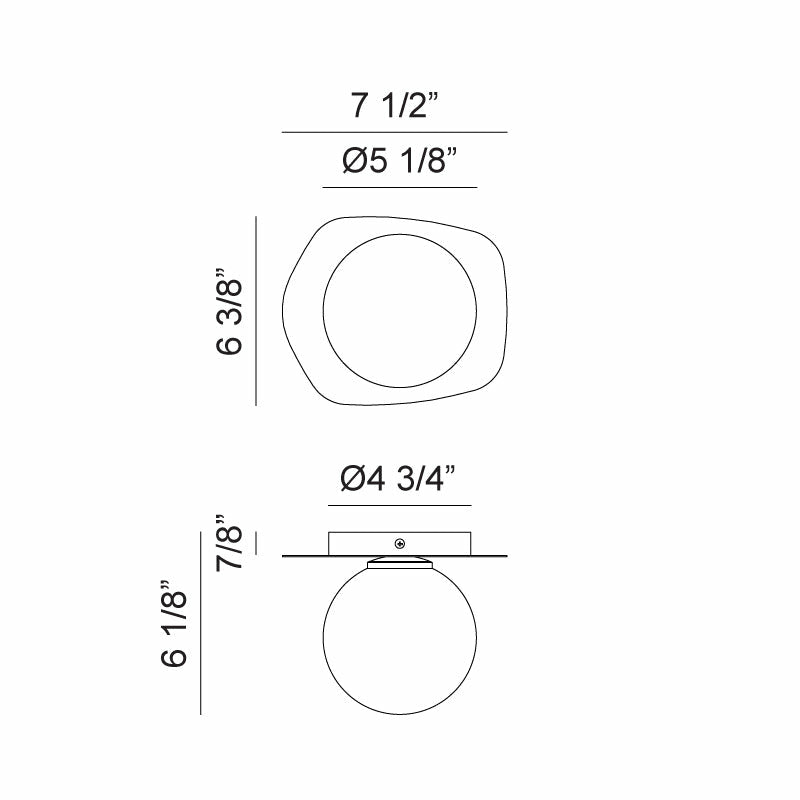 Razz Flush Mount | Flush Mounts | Matteo - Light House Co.