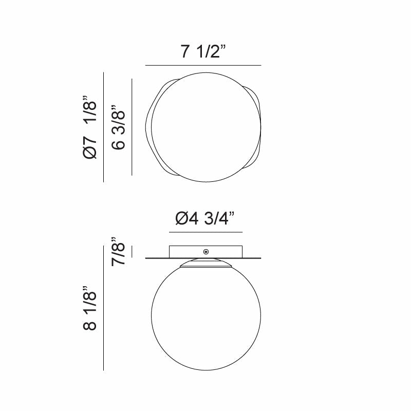 Razz Flush Mount | Flush Mounts | Matteo - Light House Co.