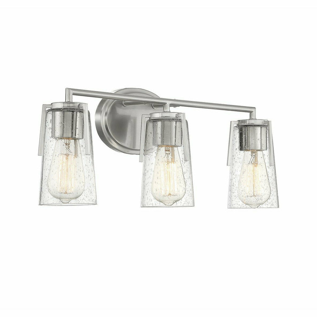 Sacremento 3 Light Vanity | Vanity Light | Savoy House - Light House Co.