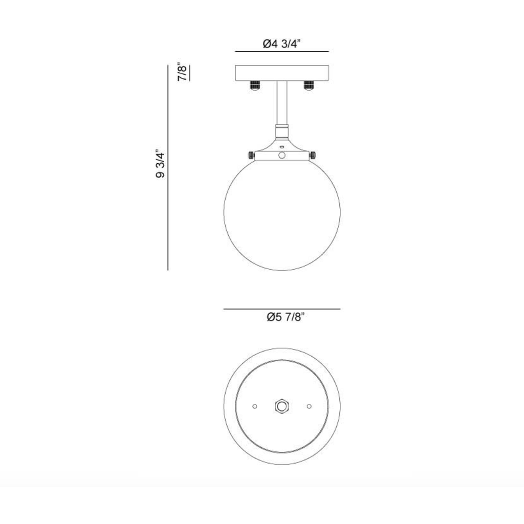 Maru Flush Mount | Flush Mounts | Matteo - Light House Co.