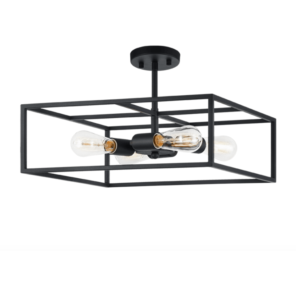 Candid 4-Light SQ Semi-Flush Mount | Flush Mounts | Matteo - Light House Co.