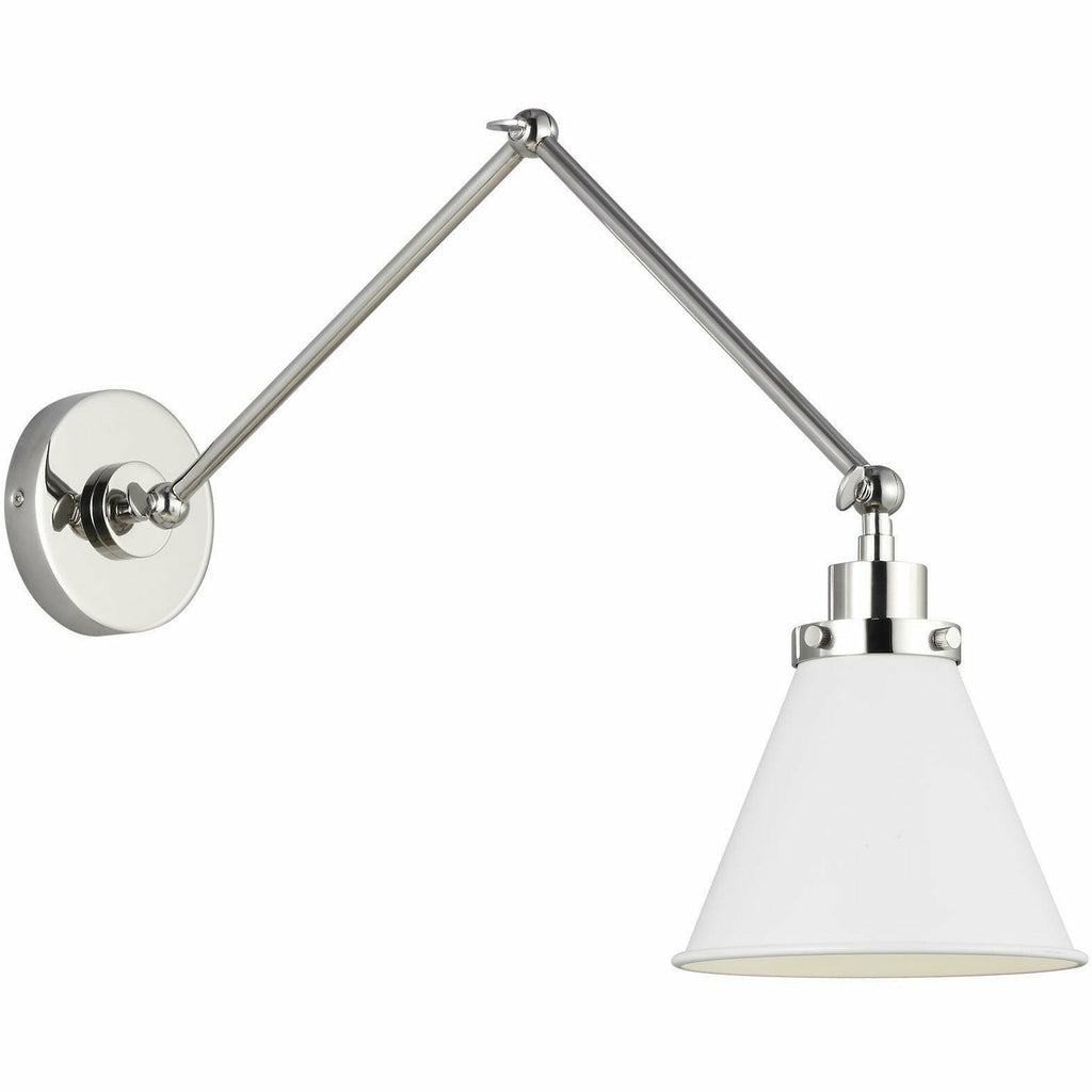 Wellfleet Double Arm Cone Task Sconce | Wall Sconce | Visual Comfort Studio - Light House Co.