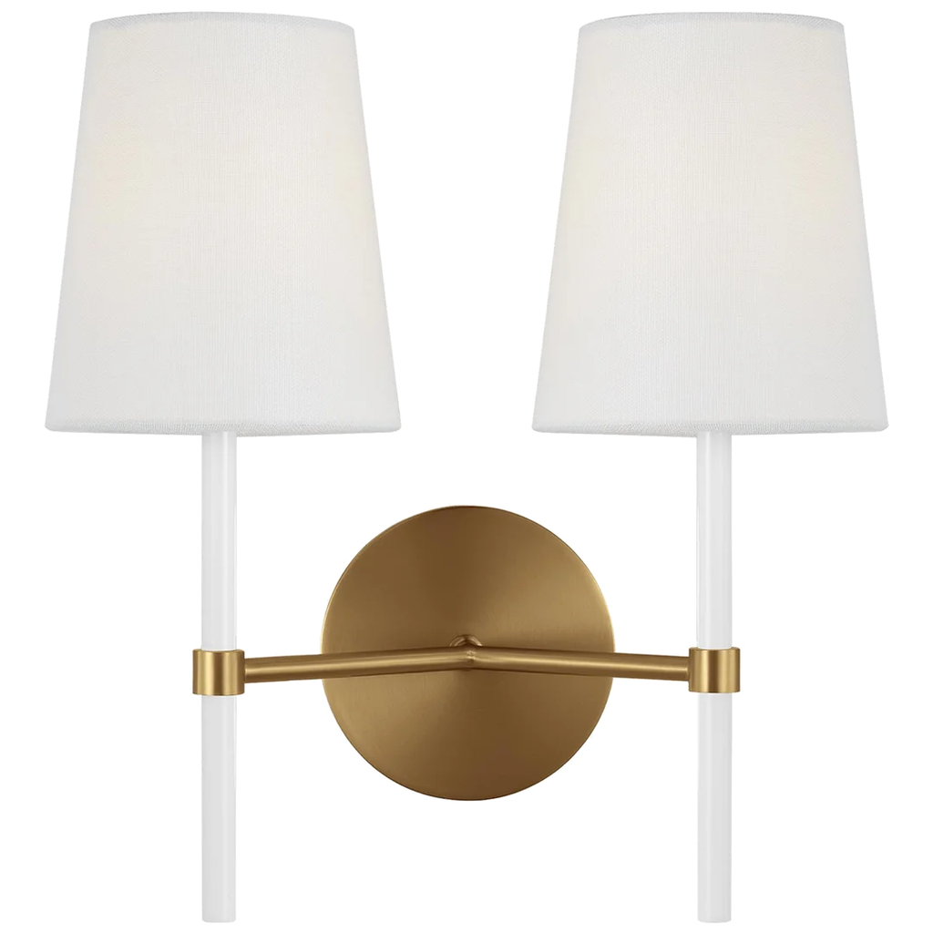 Monroe Two Light Sconce | Wall Sconce | Visual Comfort Studio - Light House Co.