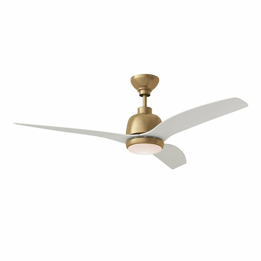 Avila 54 LED Ceiling Fan | Satin brass