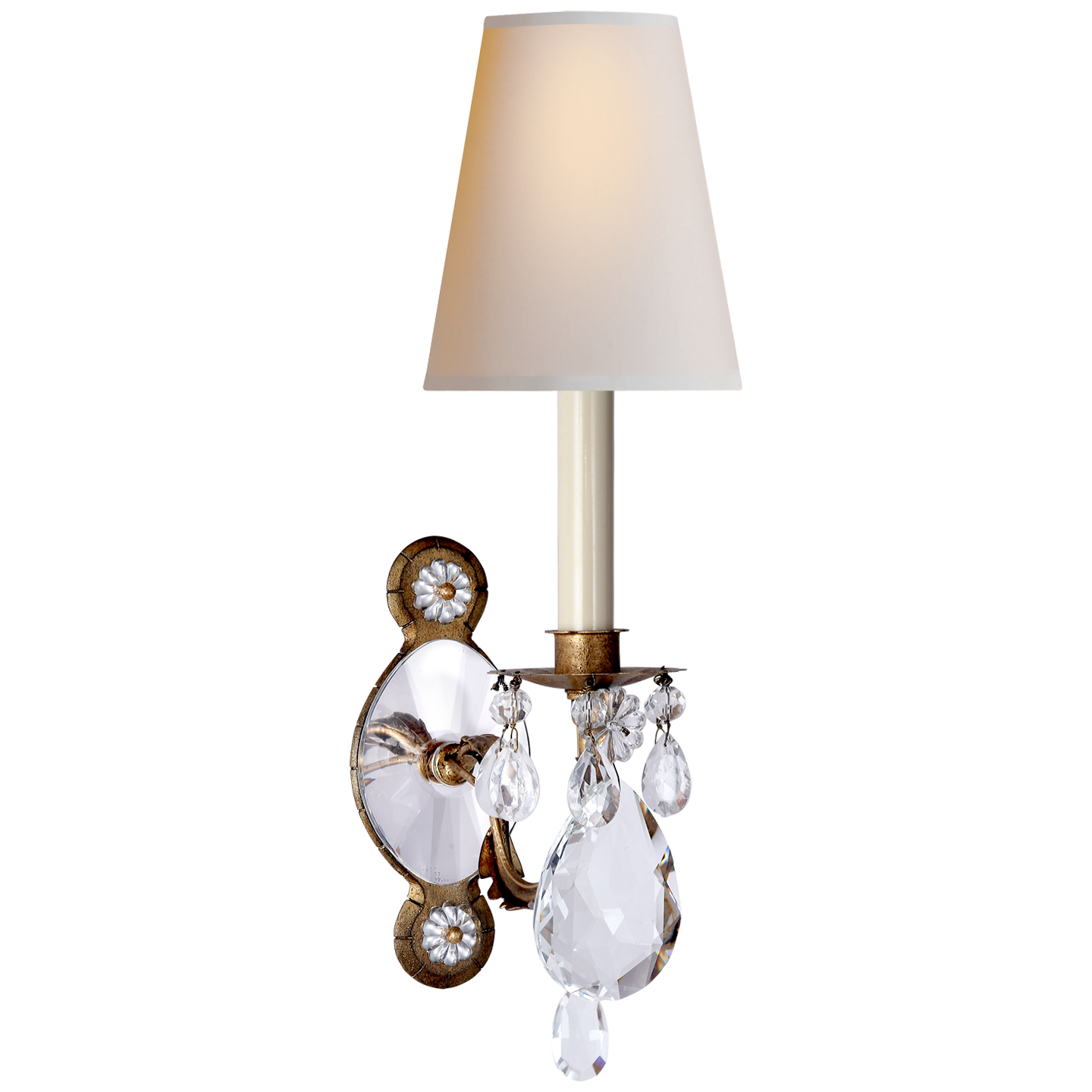 Yves Crystal Single Arm Sconce – Light House Co