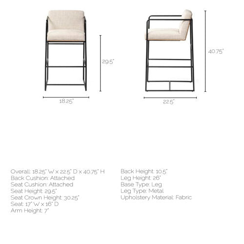 Stamford Stool | Bar & Counter Stools | Mercana - Light House Co.