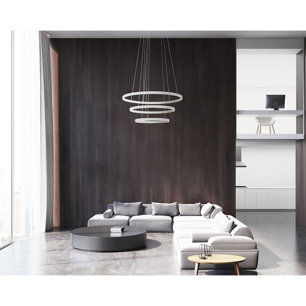 Cerchio Three-Tier Chandelier | Chandeliers | Kuzco - Light House Co.